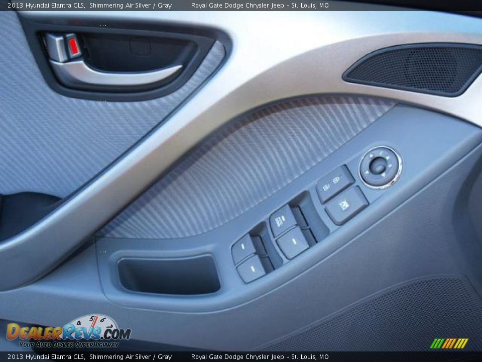 2013 Hyundai Elantra GLS Shimmering Air Silver / Gray Photo #14