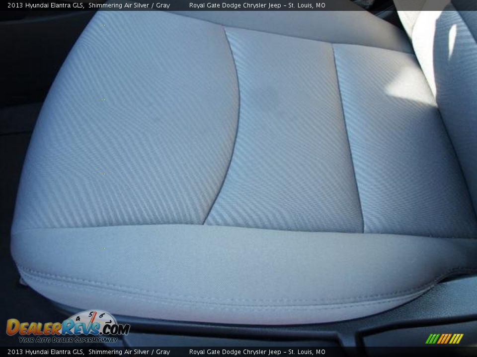 2013 Hyundai Elantra GLS Shimmering Air Silver / Gray Photo #15