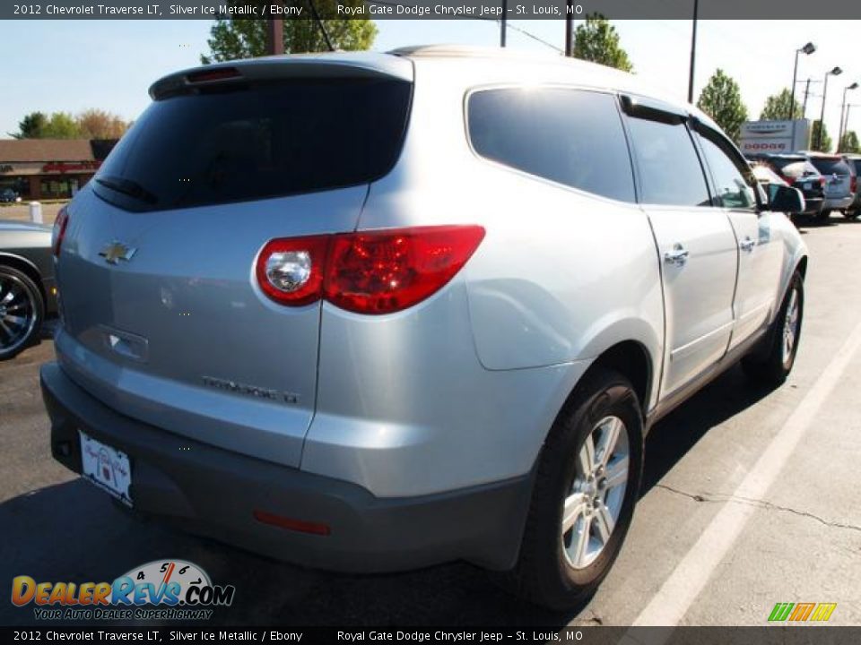 2012 Chevrolet Traverse LT Silver Ice Metallic / Ebony Photo #3