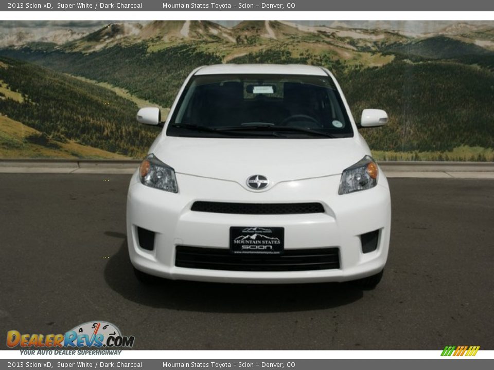 2013 Scion xD Super White / Dark Charcoal Photo #3