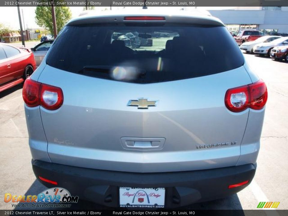 2012 Chevrolet Traverse LT Silver Ice Metallic / Ebony Photo #6