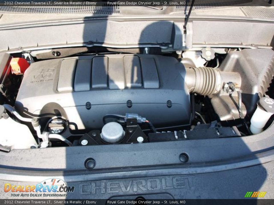 2012 Chevrolet Traverse LT Silver Ice Metallic / Ebony Photo #7