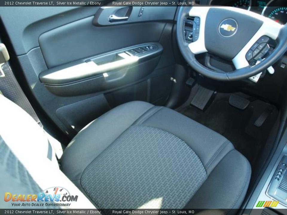2012 Chevrolet Traverse LT Silver Ice Metallic / Ebony Photo #11