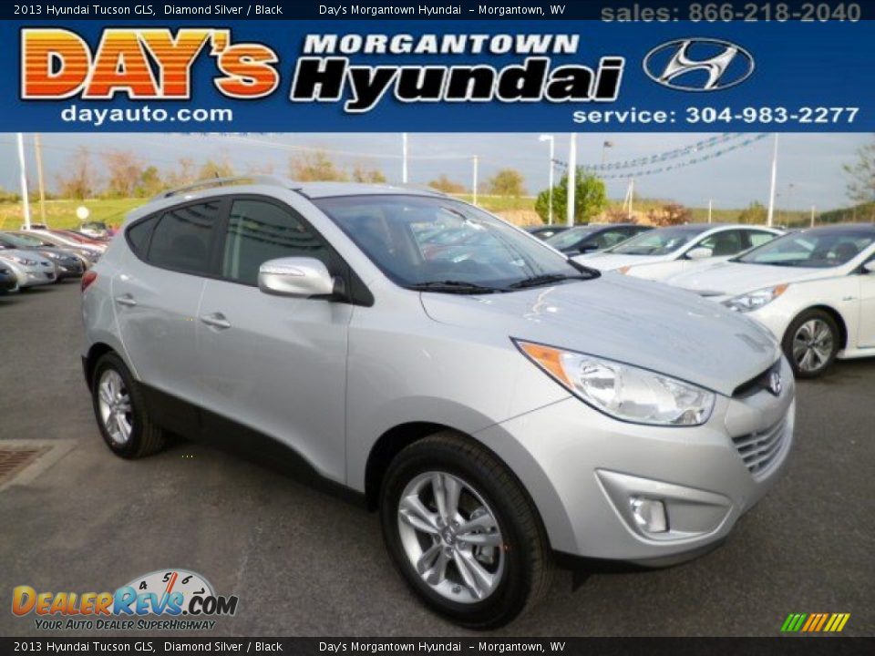 2013 Hyundai Tucson GLS Diamond Silver / Black Photo #1