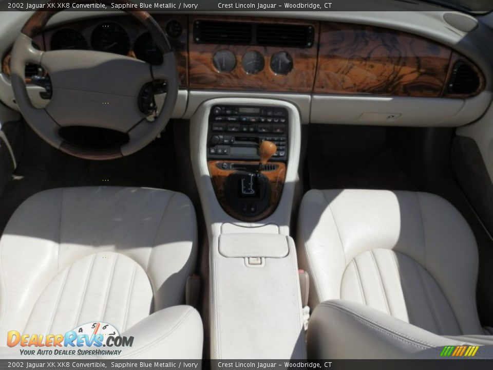 Dashboard of 2002 Jaguar XK XK8 Convertible Photo #7