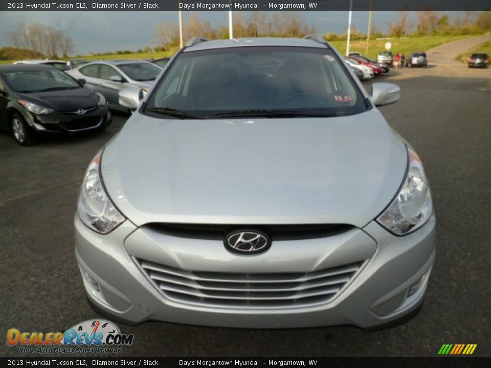 2013 Hyundai Tucson GLS Diamond Silver / Black Photo #2