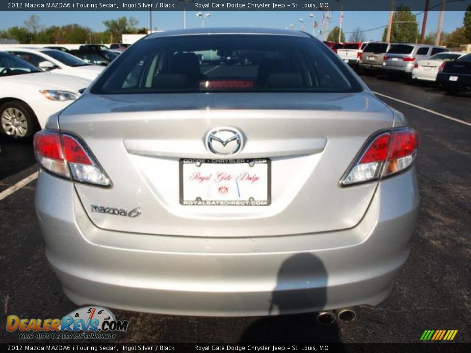 2012 Mazda MAZDA6 i Touring Sedan Ingot Silver / Black Photo #6