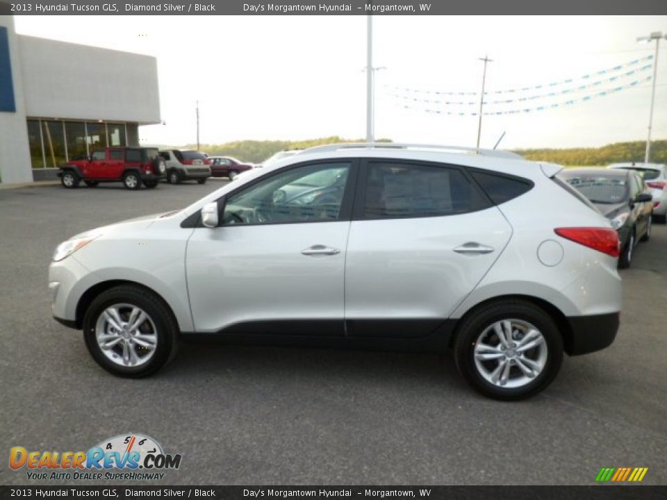 2013 Hyundai Tucson GLS Diamond Silver / Black Photo #4