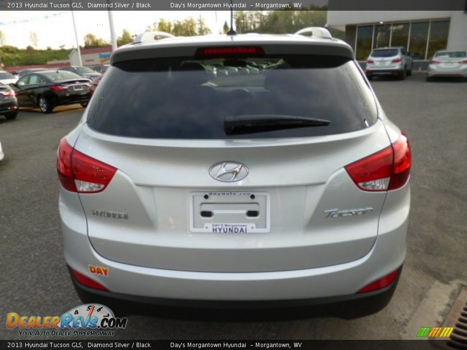 2013 Hyundai Tucson GLS Diamond Silver / Black Photo #6