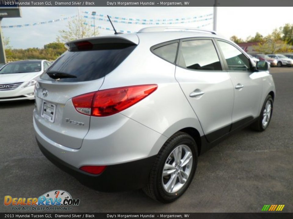 2013 Hyundai Tucson GLS Diamond Silver / Black Photo #7