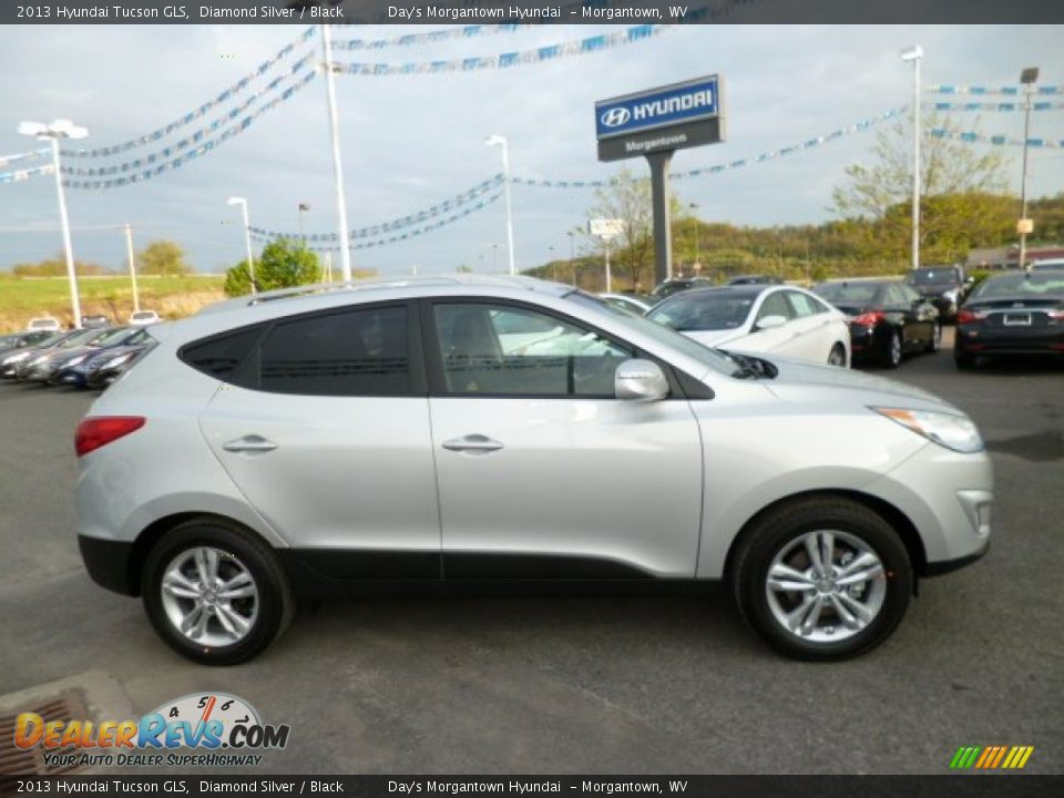 2013 Hyundai Tucson GLS Diamond Silver / Black Photo #8