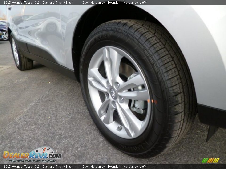 2013 Hyundai Tucson GLS Diamond Silver / Black Photo #9