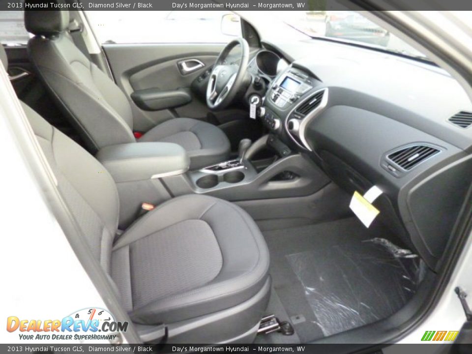 2013 Hyundai Tucson GLS Diamond Silver / Black Photo #10