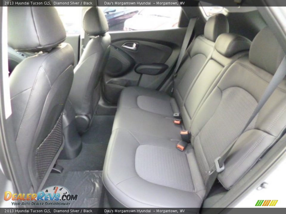 2013 Hyundai Tucson GLS Diamond Silver / Black Photo #14