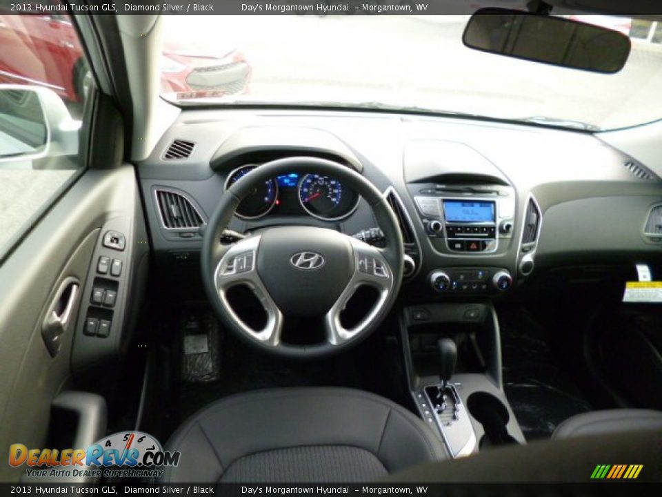 2013 Hyundai Tucson GLS Diamond Silver / Black Photo #15