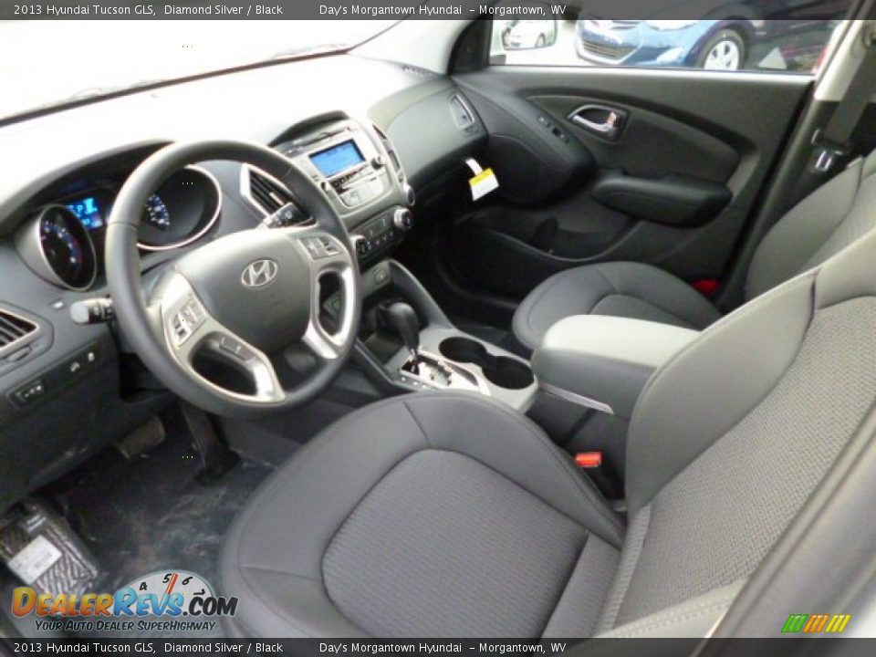 2013 Hyundai Tucson GLS Diamond Silver / Black Photo #17