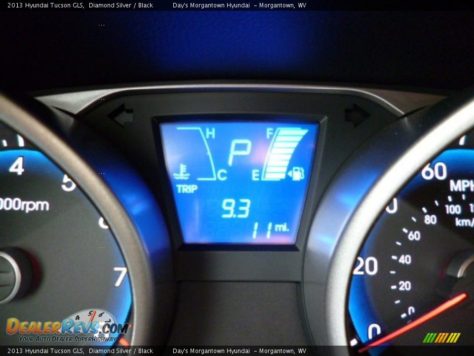 2013 Hyundai Tucson GLS Diamond Silver / Black Photo #20