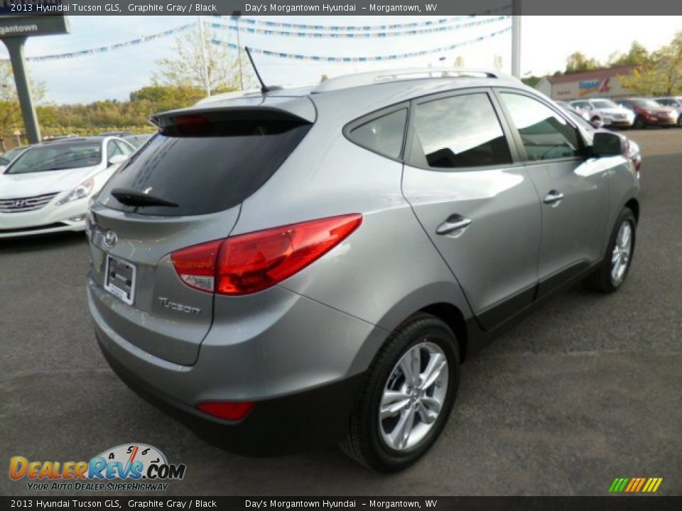 2013 Hyundai Tucson GLS Graphite Gray / Black Photo #7