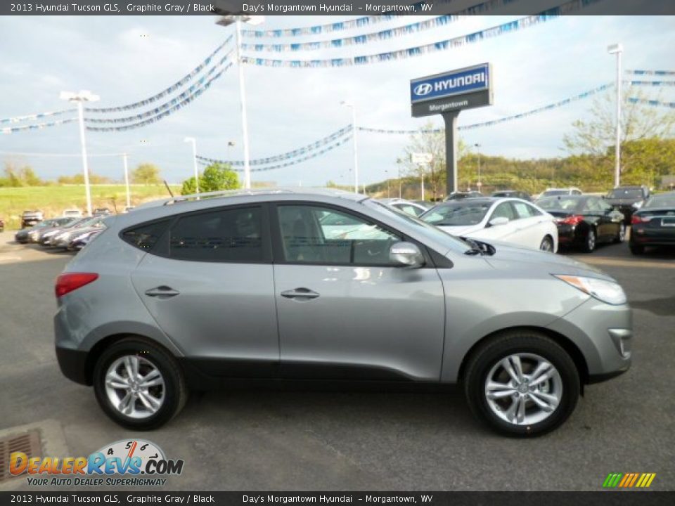 2013 Hyundai Tucson GLS Graphite Gray / Black Photo #8