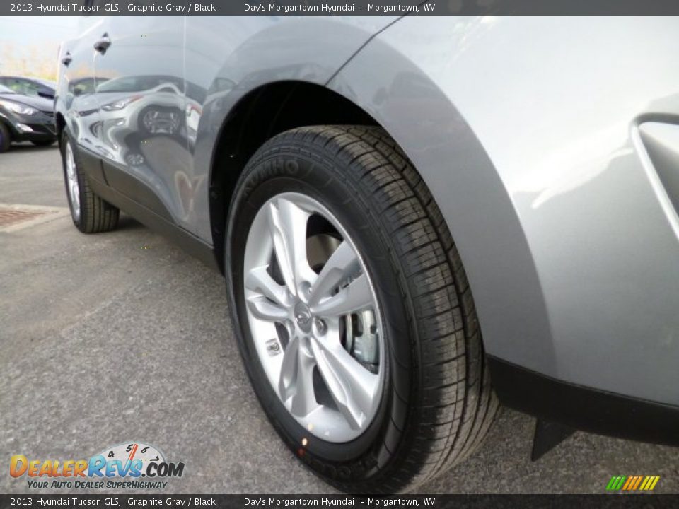 2013 Hyundai Tucson GLS Graphite Gray / Black Photo #9