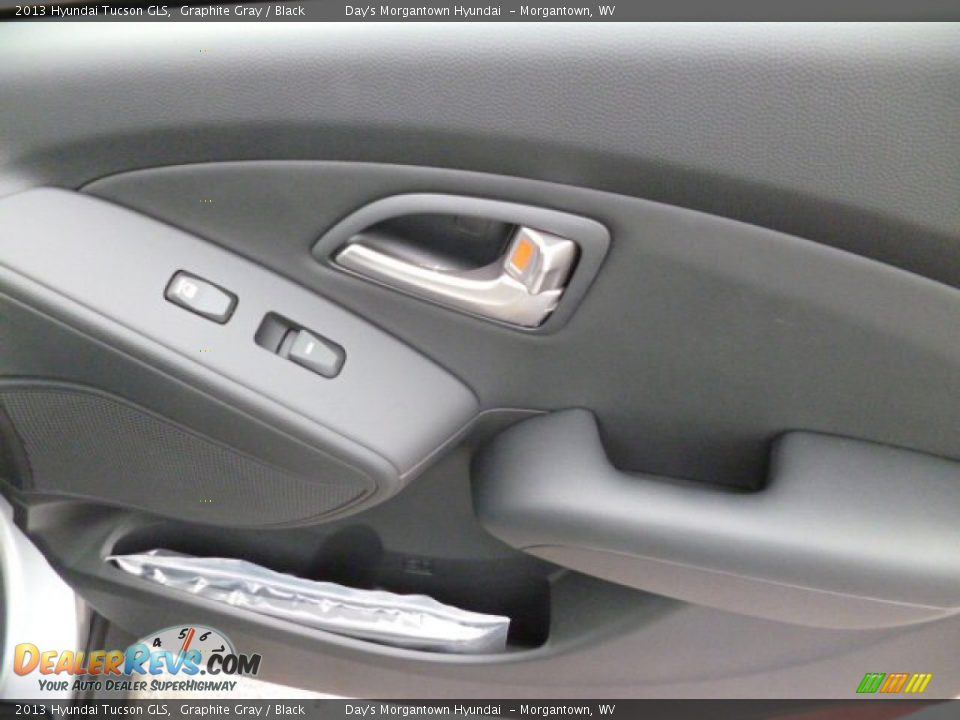 2013 Hyundai Tucson GLS Graphite Gray / Black Photo #11