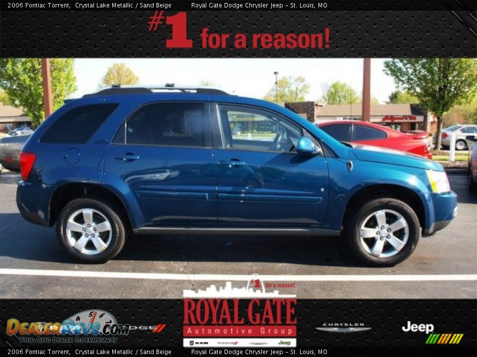 2006 Pontiac Torrent Crystal Lake Metallic / Sand Beige Photo #1