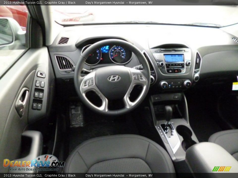 2013 Hyundai Tucson GLS Graphite Gray / Black Photo #15