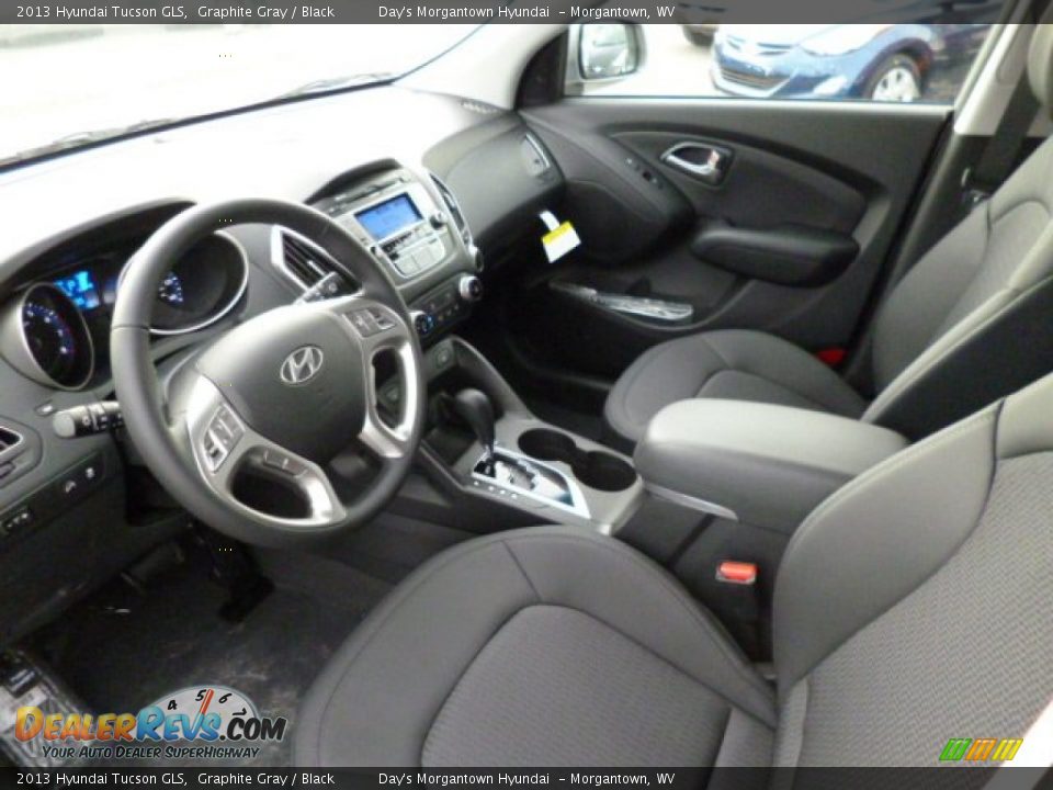 2013 Hyundai Tucson GLS Graphite Gray / Black Photo #17