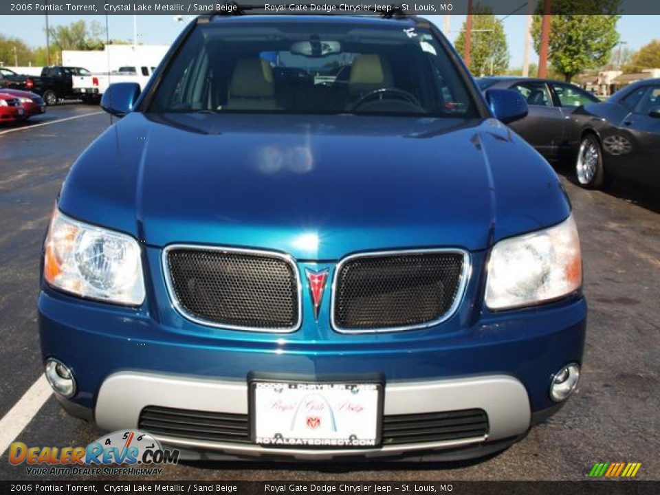 2006 Pontiac Torrent Crystal Lake Metallic / Sand Beige Photo #7