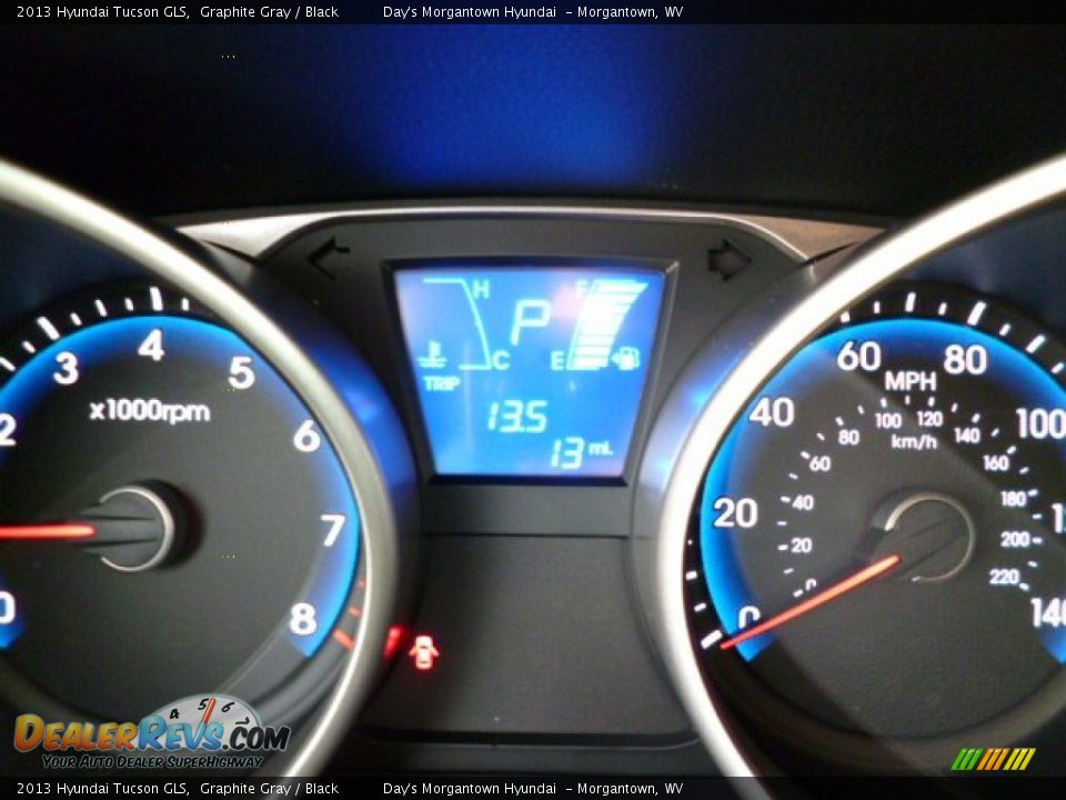 2013 Hyundai Tucson GLS Graphite Gray / Black Photo #20