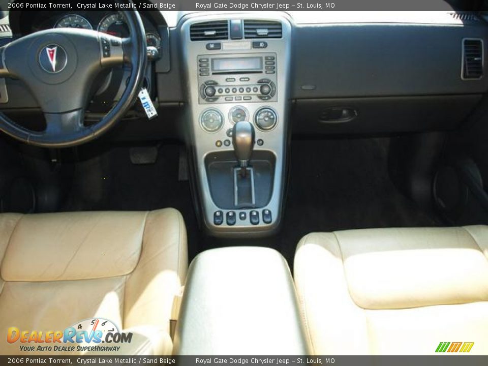 2006 Pontiac Torrent Crystal Lake Metallic / Sand Beige Photo #9