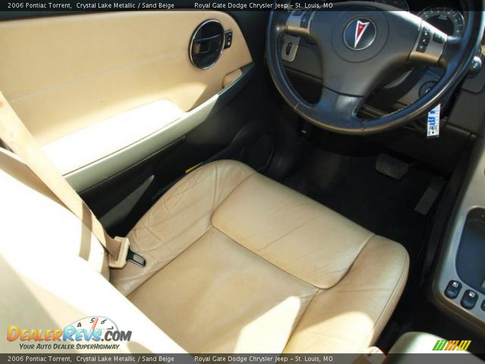 2006 Pontiac Torrent Crystal Lake Metallic / Sand Beige Photo #10