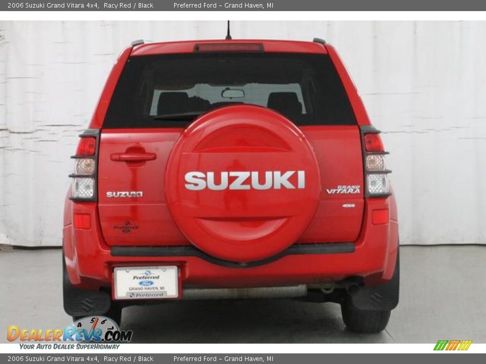 2006 Suzuki Grand Vitara 4x4 Racy Red / Black Photo #8