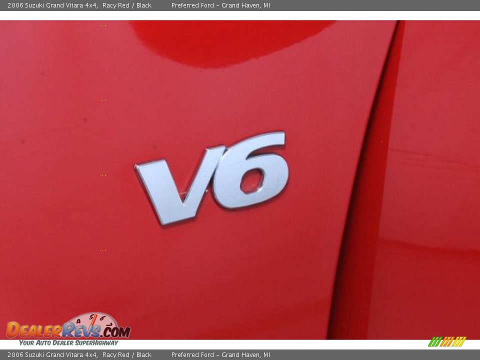 2006 Suzuki Grand Vitara 4x4 Racy Red / Black Photo #15