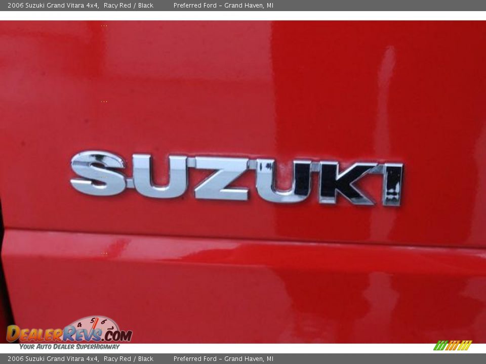 2006 Suzuki Grand Vitara 4x4 Racy Red / Black Photo #16