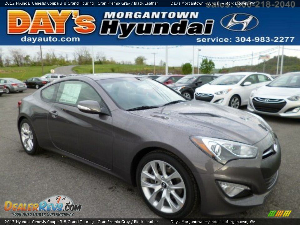 2013 Hyundai Genesis Coupe 3.8 Grand Touring Gran Premio Gray / Black Leather Photo #1