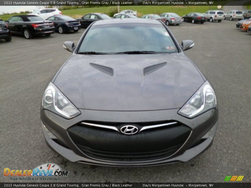 2013 Hyundai Genesis Coupe 3.8 Grand Touring Gran Premio Gray / Black Leather Photo #2
