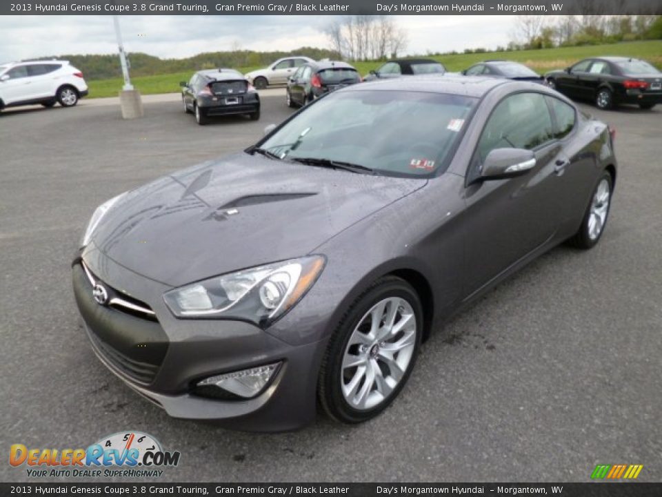2013 Hyundai Genesis Coupe 3.8 Grand Touring Gran Premio Gray / Black Leather Photo #3