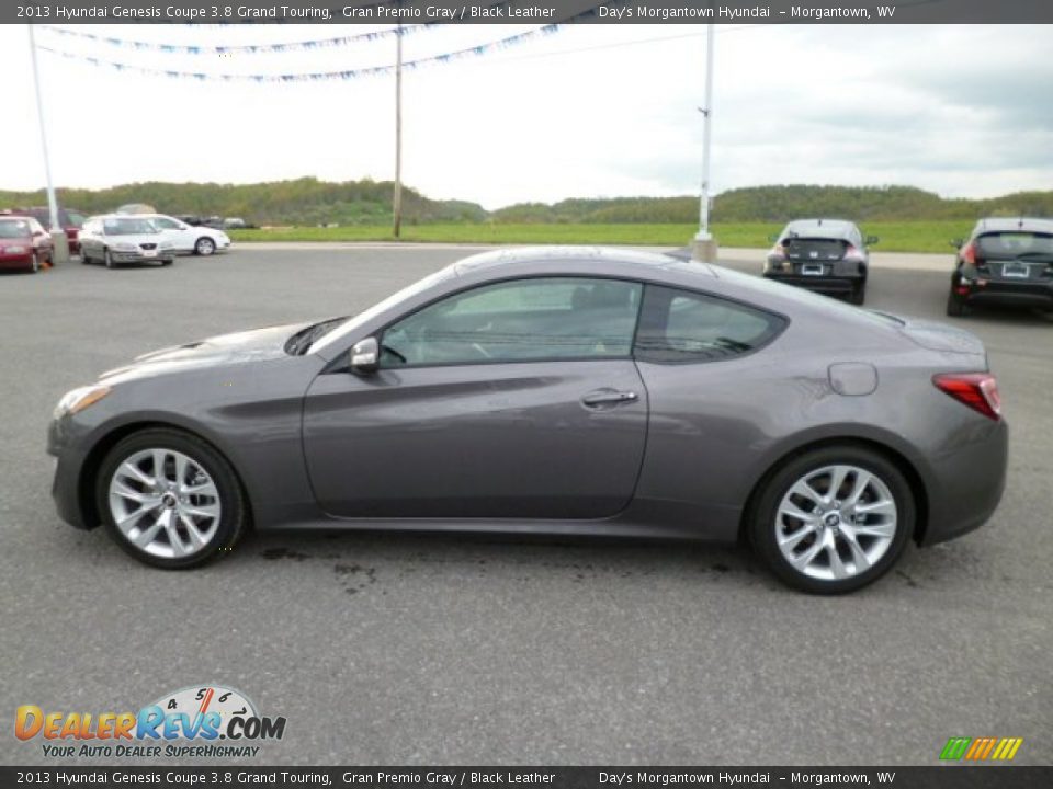 2013 Hyundai Genesis Coupe 3.8 Grand Touring Gran Premio Gray / Black Leather Photo #4