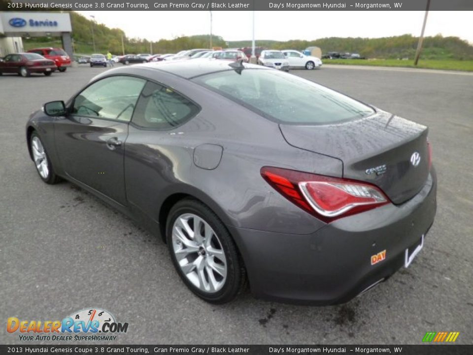 2013 Hyundai Genesis Coupe 3.8 Grand Touring Gran Premio Gray / Black Leather Photo #5