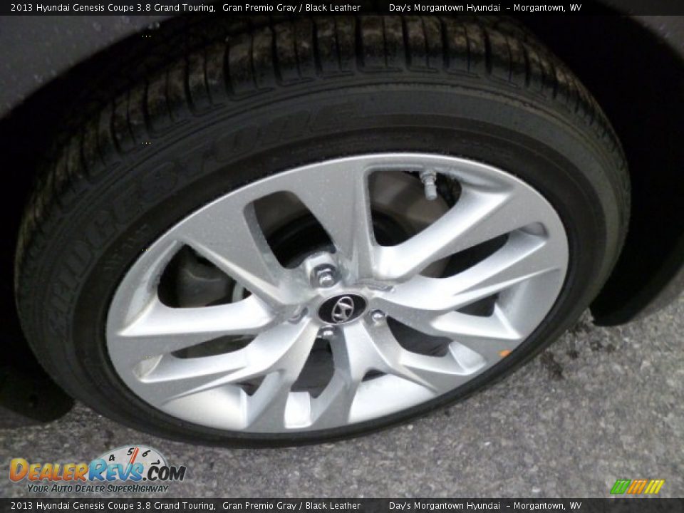 2013 Hyundai Genesis Coupe 3.8 Grand Touring Gran Premio Gray / Black Leather Photo #9
