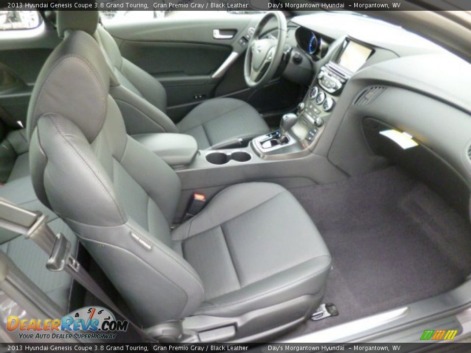 2013 Hyundai Genesis Coupe 3.8 Grand Touring Gran Premio Gray / Black Leather Photo #10