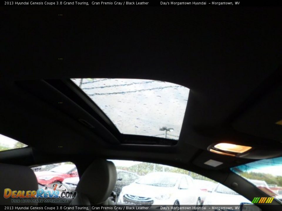 2013 Hyundai Genesis Coupe 3.8 Grand Touring Gran Premio Gray / Black Leather Photo #12