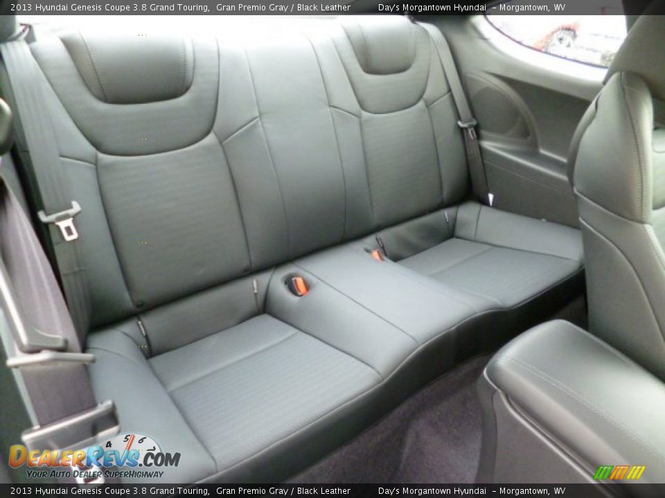 2013 Hyundai Genesis Coupe 3.8 Grand Touring Gran Premio Gray / Black Leather Photo #13