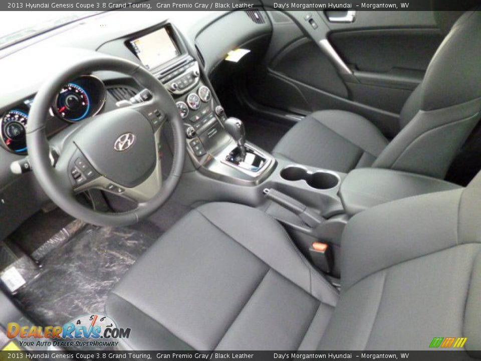 2013 Hyundai Genesis Coupe 3.8 Grand Touring Gran Premio Gray / Black Leather Photo #16