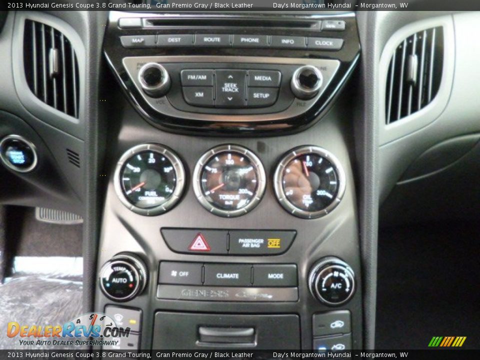 2013 Hyundai Genesis Coupe 3.8 Grand Touring Gran Premio Gray / Black Leather Photo #19