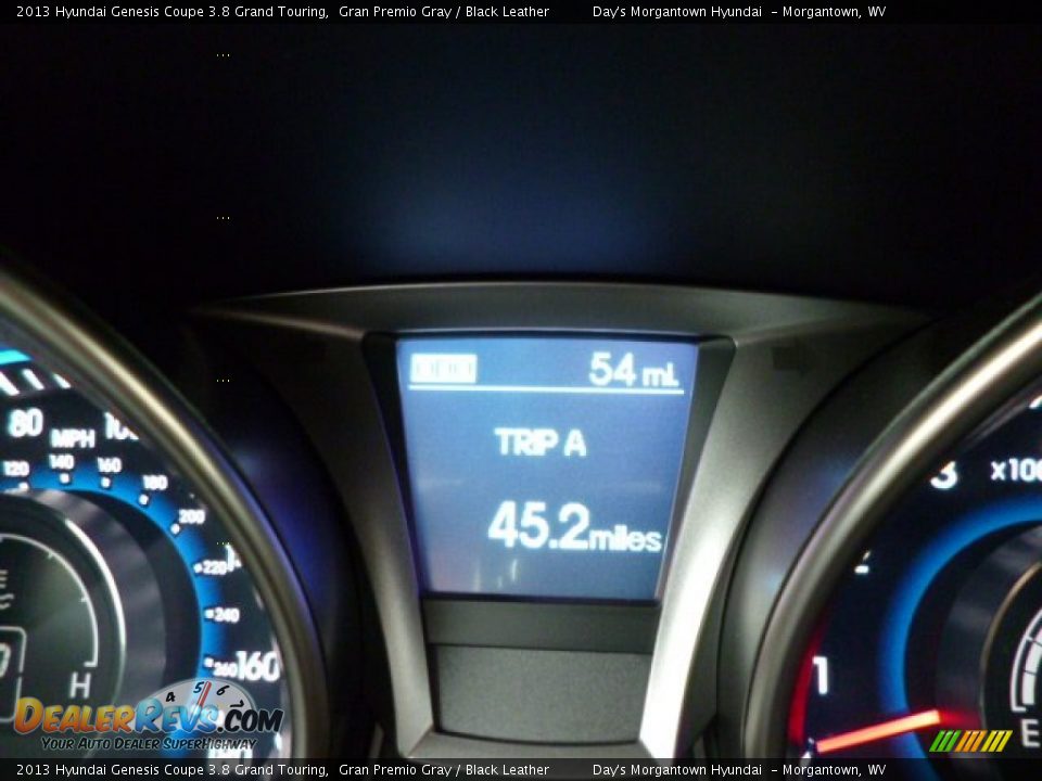 2013 Hyundai Genesis Coupe 3.8 Grand Touring Gran Premio Gray / Black Leather Photo #20