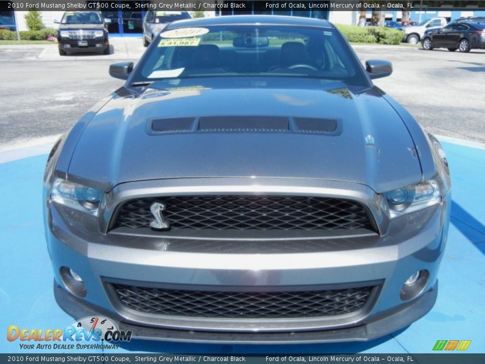 Sterling Grey Metallic 2010 Ford Mustang Shelby GT500 Coupe Photo #8