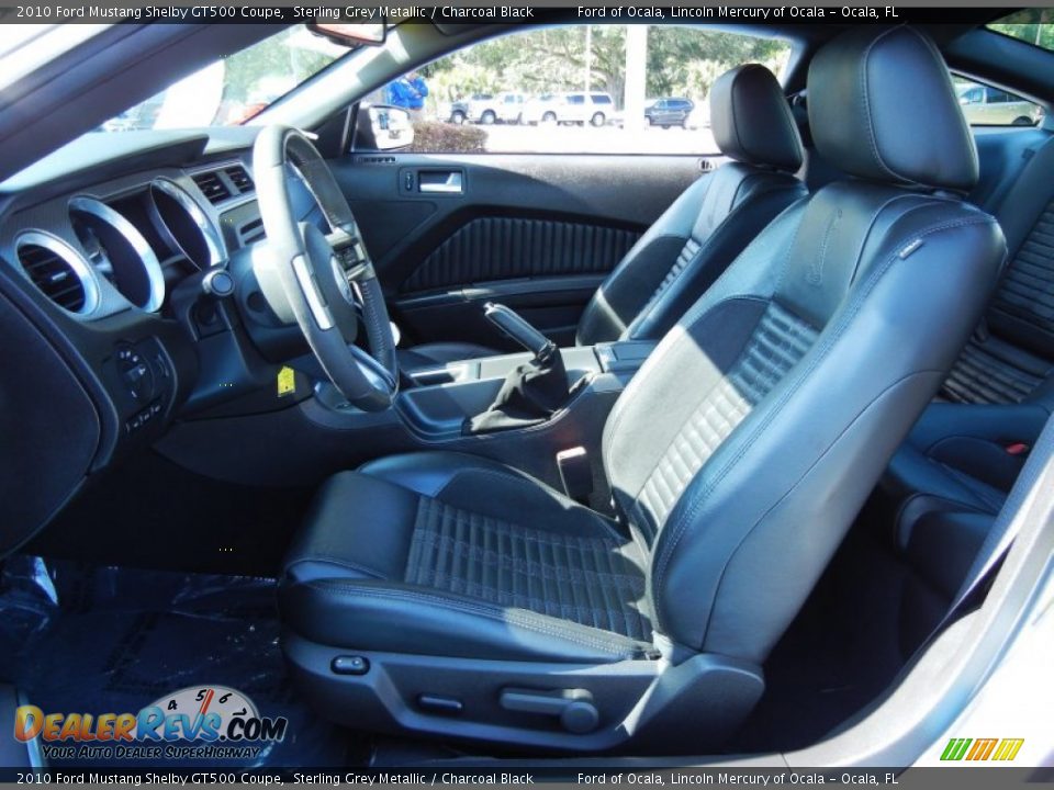 Front Seat of 2010 Ford Mustang Shelby GT500 Coupe Photo #12