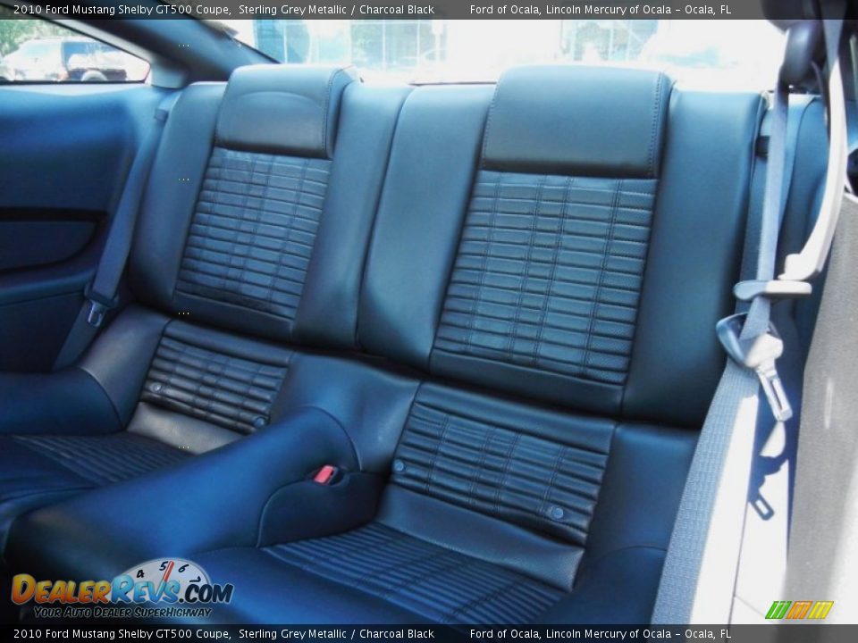 Rear Seat of 2010 Ford Mustang Shelby GT500 Coupe Photo #14